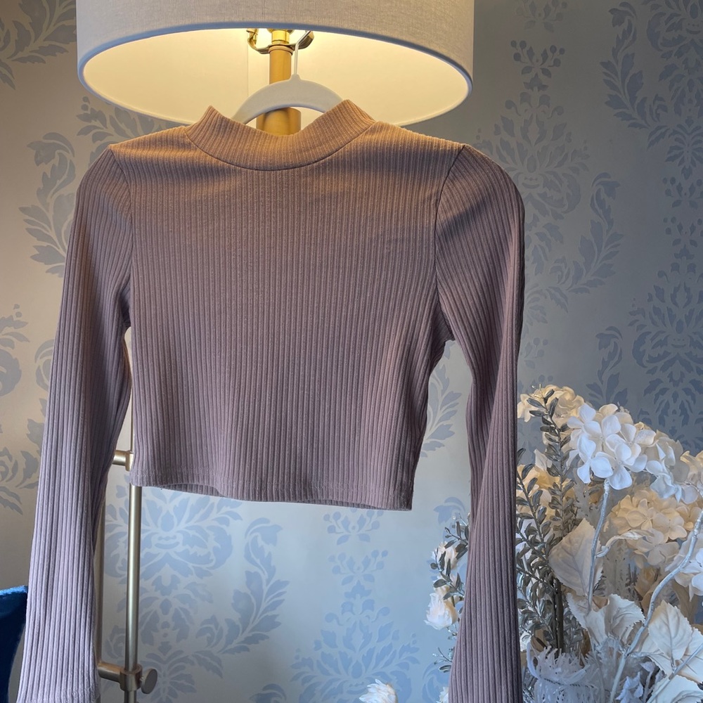 Princess polly long sleeve cropped mock neck